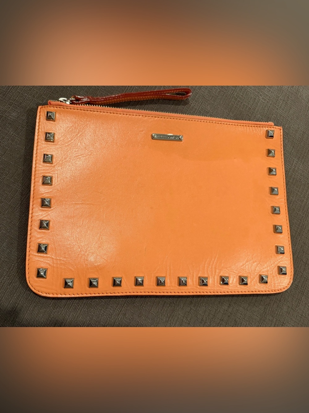 Rebecca Minkoff "Lissa" Studded Leather Pouch